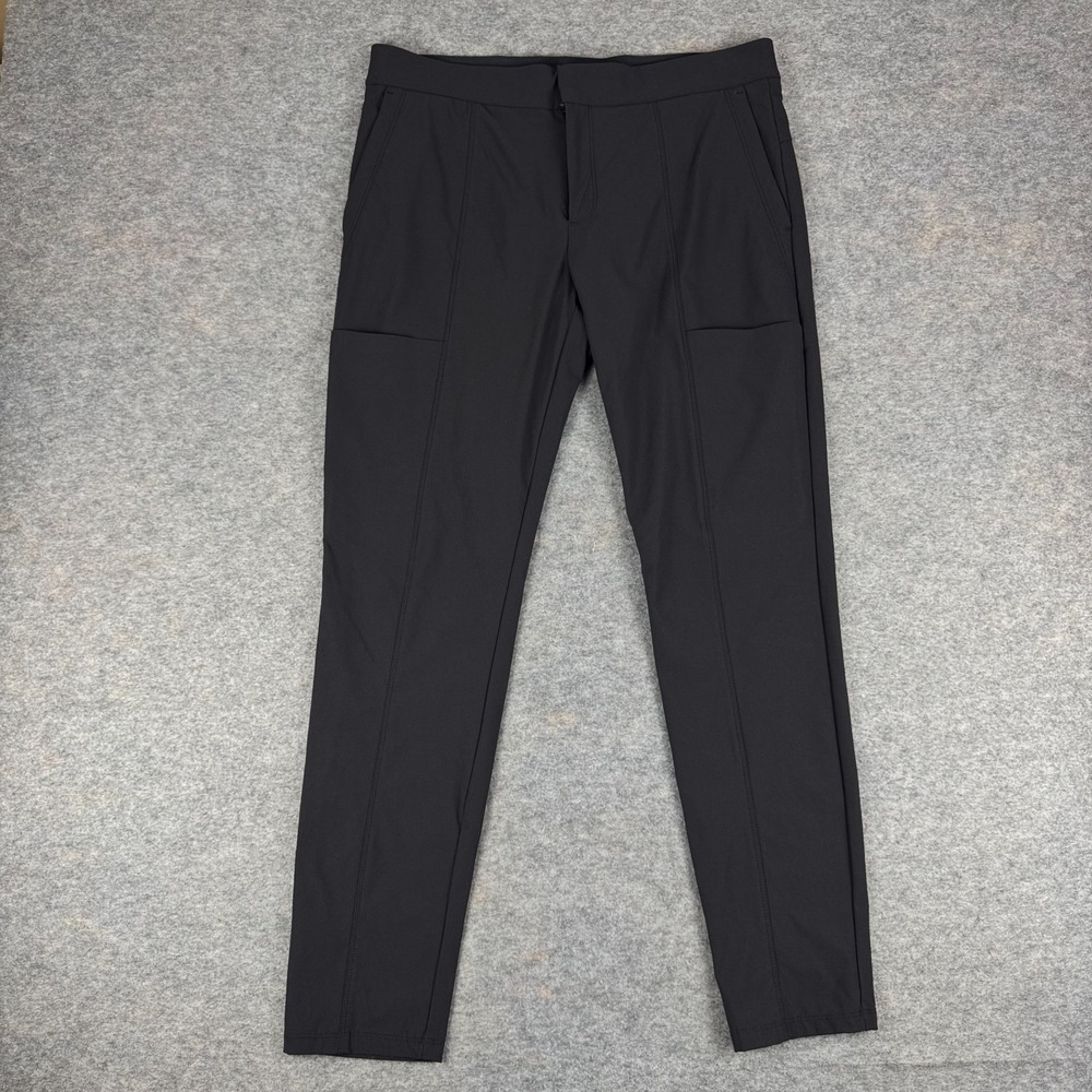 Athleta Wander Stash Skinny Pant 29" Nylon Stretch Pockets Black Womens 12